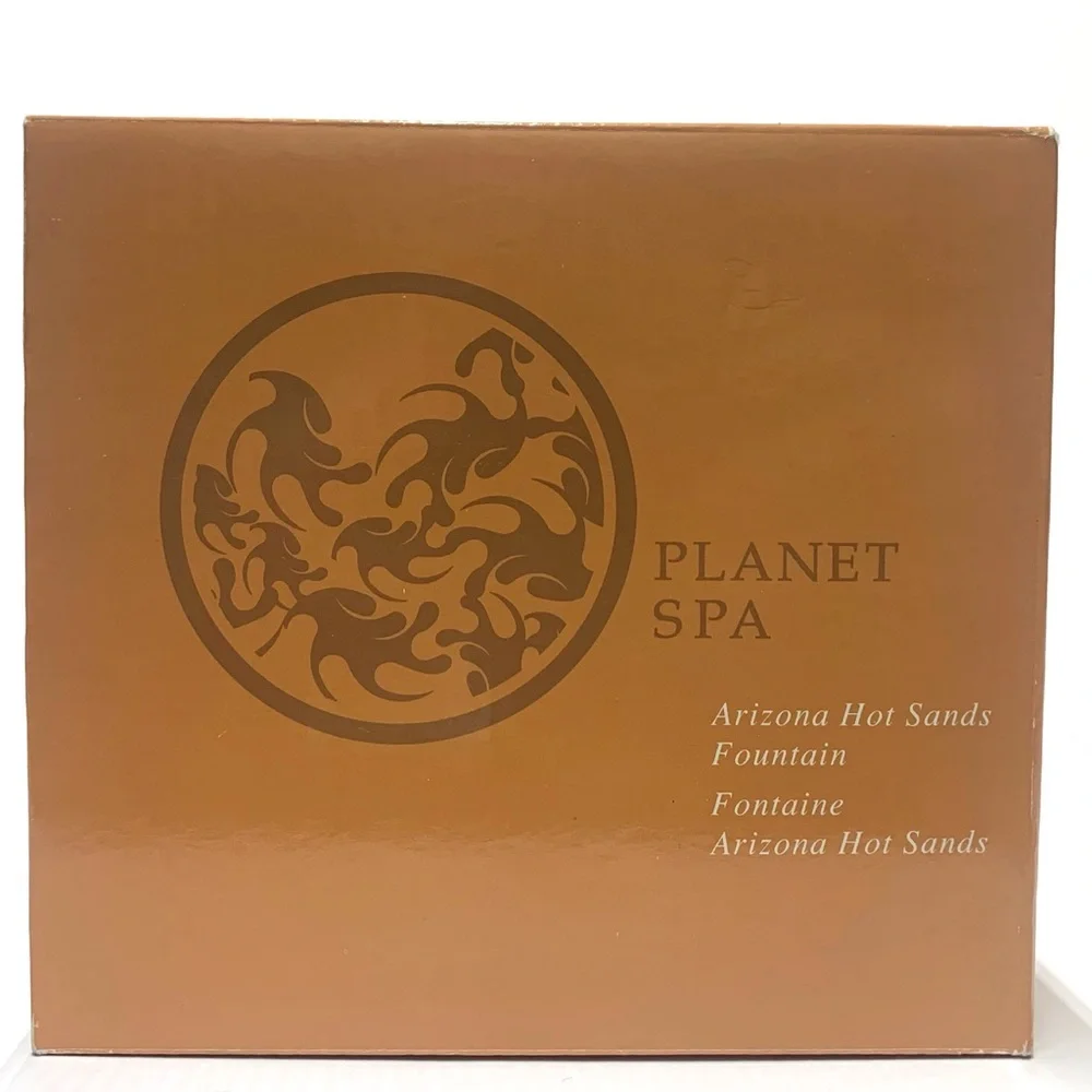 Avon Planet Spa Arizona Hot Sands Lighted Tabletop Water Fountain with Box